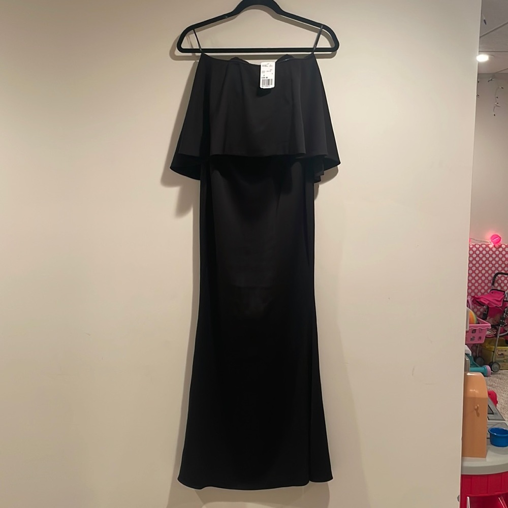 Black strapless dress new with tags